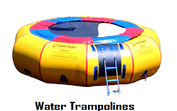 water trampolines